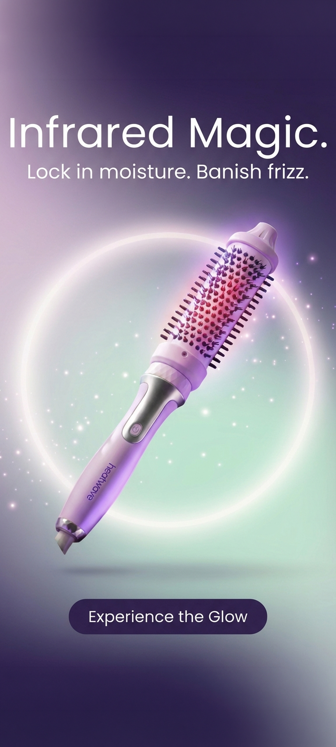 Heatwave infrared hair styling brush flash sale with extra rupees 500 off for salon quality frizz-free shine at home