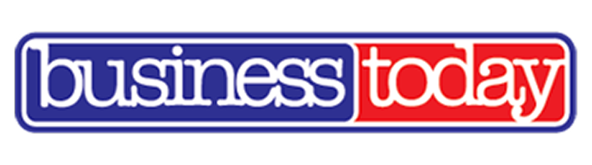 Business Today logo featuring blue and red sections with white text representing the popular Indian business news magazine and media publication.